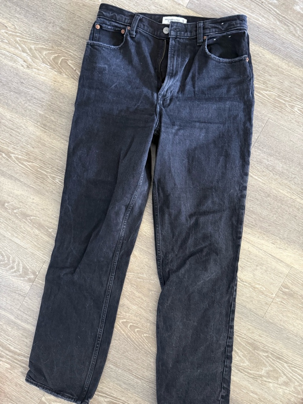 Abercrombie & Fitch Black Ultra High Rise Jeans